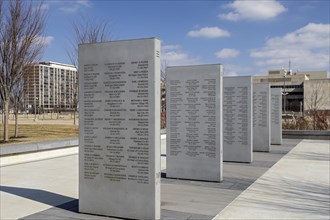Lansing, Michigan, The Michigan Law Enforcement Officers Memorial honors police officers who have