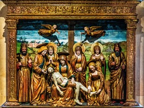 Wood carving with gilded wood, 1509, Giovanni Mioni, Museo Civico d'Arte, Palzuo Ricchieri,
