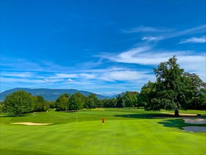 Golf Club de Geneve in a Sunny Summer Day in Switzerland