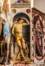 Frescoes, Duomo di San Marco, old town centre with magnificent aristocratic palaces and