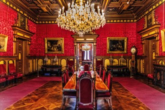Moewen Hall, Neo-Renaissance and Neo-Baroque interiors, Miramare Castle with marvellous view of the