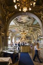 Art deco restaurant, Le Train Bleu, Art Nouveau, Gare de Lyon, Paris, France, Europe