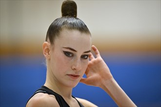 World champion Darja Varfolomeev (GER), portrait, rhythmic gymnastics, RSG, Schmiden International