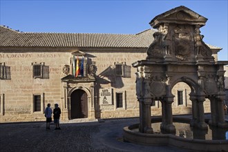 International university of andalusia front facade, Antonio Machado head office and Santa Maria