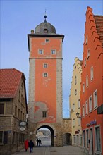 Klingentorturm built in 1525, gate tower, town gate, gate, Ochsenfurt, Lower Franconia, Franconia,
