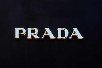Prada brand lettering, Roermond, Netherlands