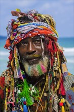 Portrait of a local, Rasta, reggae, Rastafarian, faith, clothes, colourful, hip, stylish, crazy,