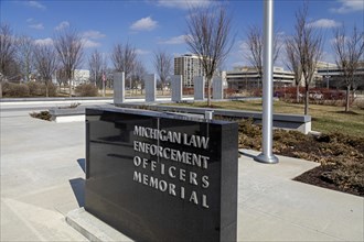 Lansing, Michigan, The Michigan Law Enforcement Officers Memorial honors police officers who have