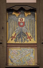 City coat of arms of Hall, Schwaebisch Hall, Kocher valley, Kocher, Hohenlohe, Heilbronn-Franken,
