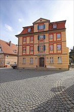 Building with mansard roof built in the 18th century, Seegasse, Bad Windsheim, Middle Franconia,