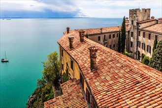 Duino Castle, with spectacular sea view, private residence of the Princes of Thurn und Taxis,
