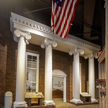 Lansing, Michigan, The Michigan History Museum includes a replica of Michigan's Territorial Capitol