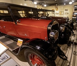 Lansing, Michigan, The Michigan History Museum. A Flint Motor Co. touring car from 1925, made by