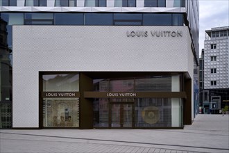 Louis Vuitton Brand Store, logo, retail shop, closed, Dorotheen Quartier, DOQU, shopping mall,