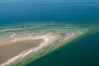 Darss, aerial, Darsser Ort, coast, Baltic Sea, sea, beach, nature, headland, peninsula, sediment