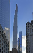 Lean skyscrapers 111 West, Central Park Tower, 520 Park Avenue, Midtown Manhattan, New York City,