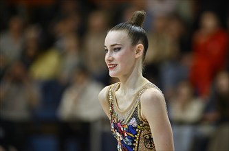 World champion Darja Varfolomeev (GER), portrait, rhythmic gymnastics, RSG, Schmiden International