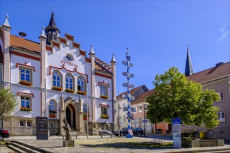 Town Hall, Geisa, Wartburgkreis, Thuringia, Germany, Europe