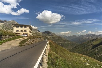 Mountain landscape on the Furka Pass road, Realp, Canton Uri, Switzerland, Europe