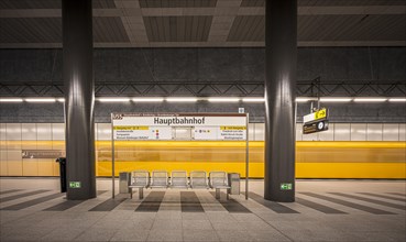 Underground station Brandenburg Gate, Berlin, Germany, Europe