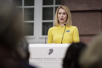 Katja Kallas, Prime Minister of Estonia, photographed during the award ceremony of the Walter