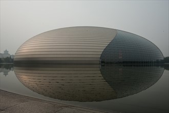 National theater, architecture, beijing, china