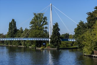 Bridge Katzensteg over the Spree, Berlin-Koepenick, Germany, Europe