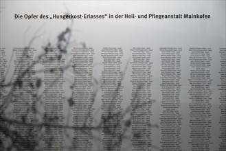 Mainkofen, Lower Bavaria, Germany, March 15th 2024, Memorial to the victims of Nazi persecution on