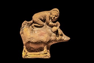 Child riding an animal, 3rd century a.C., Archaeological Museum, Castello di Udine, seat of the