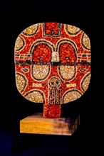 Mask, design Giulio Candussio, mosaic school that produces mosaic masters, Spilimbergo, city of