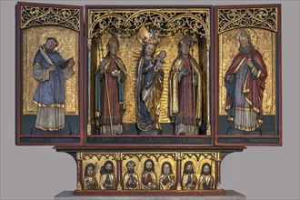 Marian altar around 1500, unknown artist, St Clare's Church, Koenigstrasse 66, Nuremberg, Middle