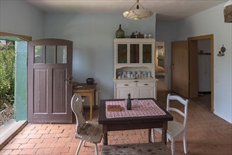 Kitchen-living room in a farmhouse from the 19th century, Schwerin-Muess Open-Air Museum of