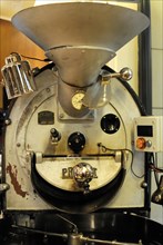 An old, classic metal coffee machine, Hamburg, Hanseatic City of Hamburg, Germany, Europe