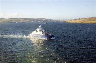 'Leirna' ferry between Lerwick and Bressay, Shetland Islands, Scotland, United Kingdom, Europe
