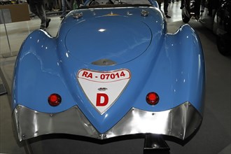 Bugatti 35 B Sport 1927, RETRO CLASSICS 2010, Stuttgart Messe, The rear of a blue vintage