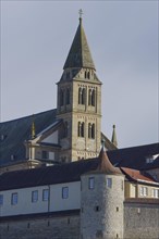 Comburg, church tower, castle, castle complex, collegiate church, St Nicholas, Way of St James,