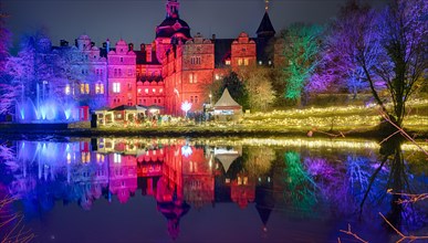 Christmas Magic Night Bueckeburg Castle Germany
