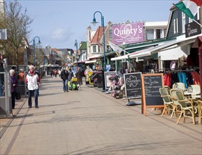 Tourist cafes and shops, De Koog, Texel, Netherlands