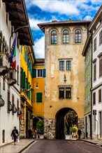 City gate, Udine, most important historical city of Friuli, Italy, Udine, Friuli, Italy, Europe