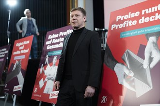 Martin Schirdewan, top candidate for the European elections (Die LINKE), photographed as part of