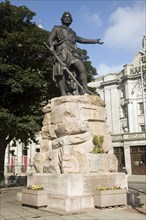 William Wallace statue, Aberdeen, Scotland, United Kingdom, Europe