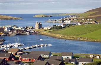 Scalloway village, Shetland Islands, Scotland, United Kingdom, Europe