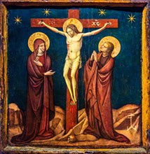 Crucifixion, Battista di Zagabria, tempera on wood, 1468, Galeria d'Arte Antica, Castello di Udine,