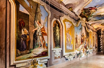 Galleria with the cycle of frescoes by G. B. Tiepolo, Palazzo Patriarcale, Dioezesan Museum with