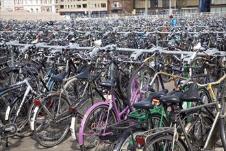Huge bike park, Delft, Netherlands