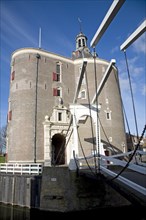 Drommedaris defence tower and bridge, Enkhuizen, Netherlands