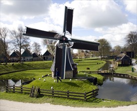 Windmill, Zuiderzee museum, Enkhuizen, Netherlands