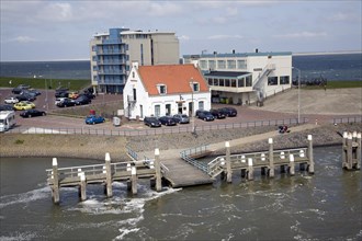 Hotel and restaurant by sea front, Den Helder, Netherlands
