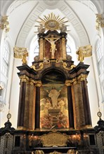 Michaeliskirche, Michel, baroque church St. Michaelis, first start of construction 1647- 1750,