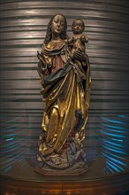 Sculpture of the Virgin and Child from around 1480, Marian Chapel of St Clare's Church,